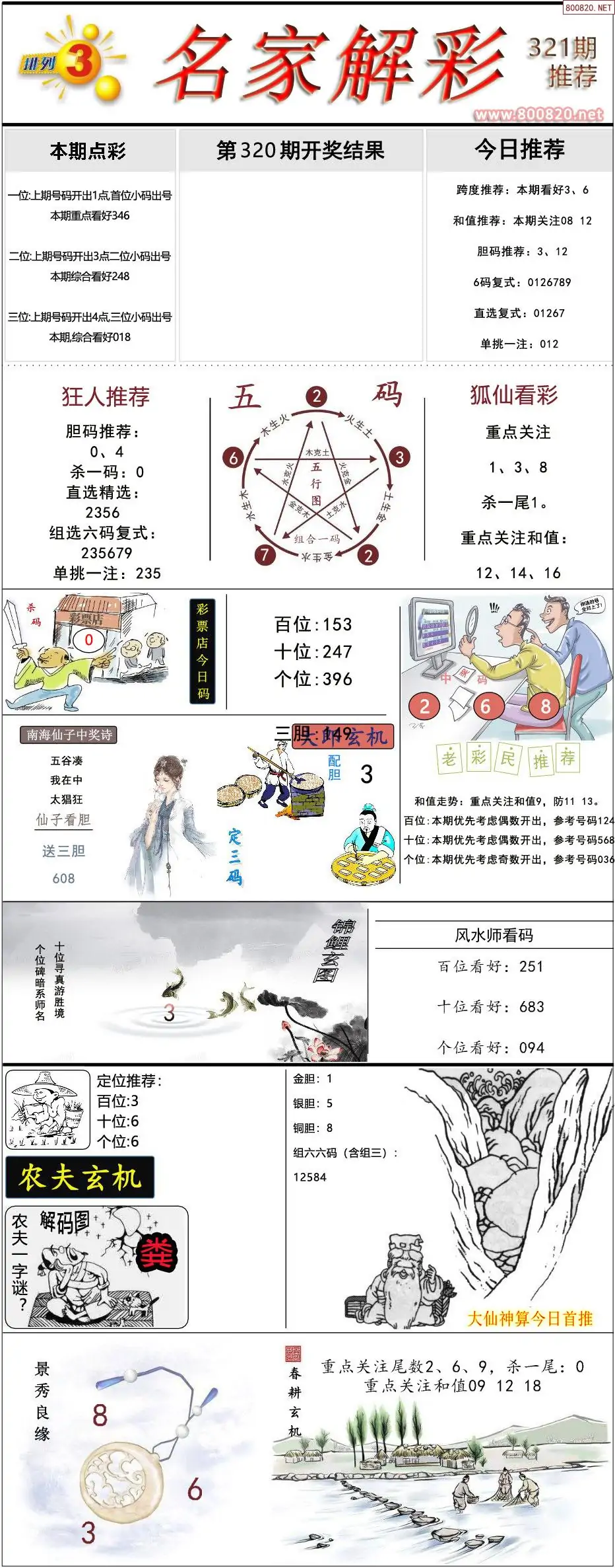 排列三名家解彩