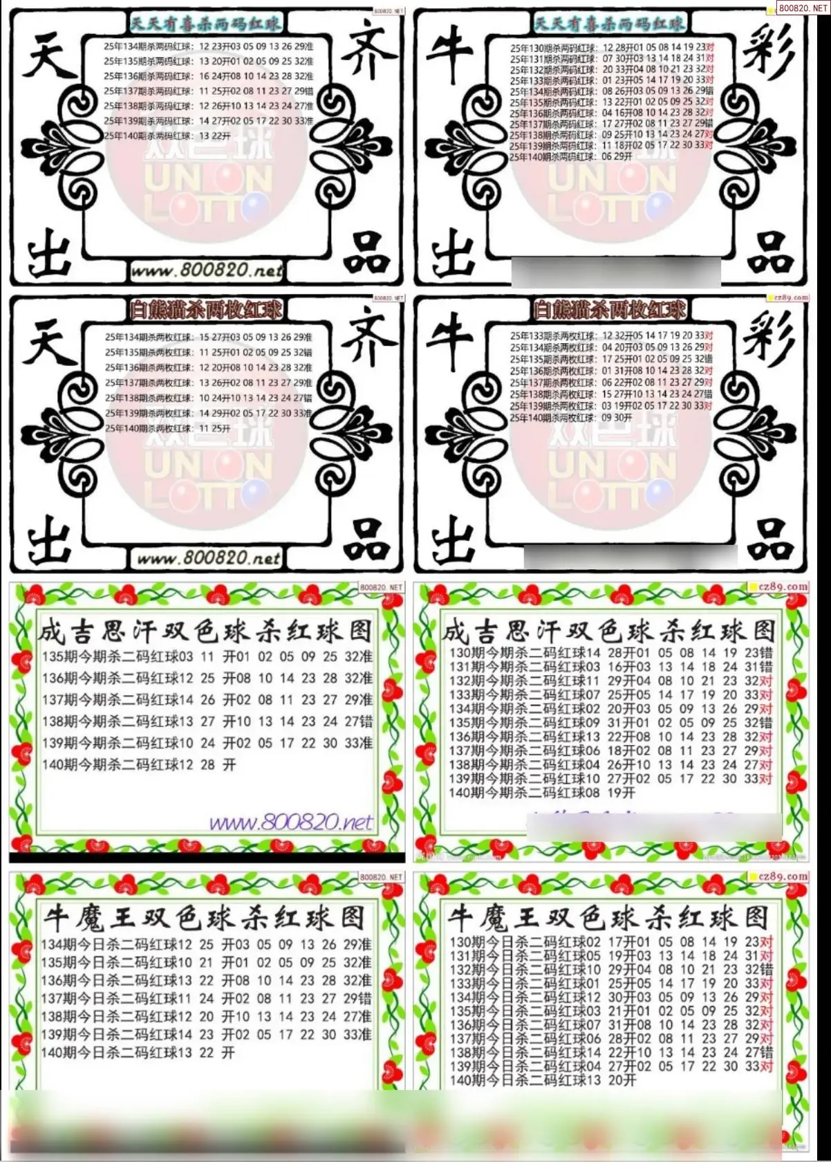 双色球专家杀红