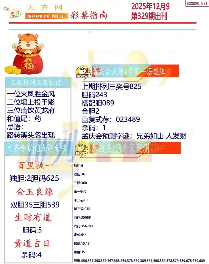 排列三彩票指南2