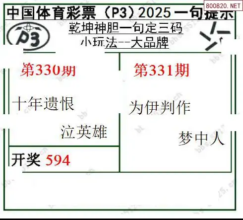 乾坤一句定三码