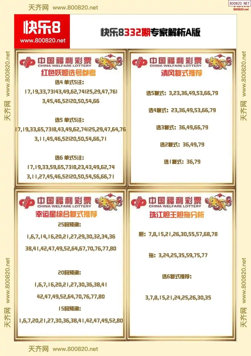 快乐8专家解析A版