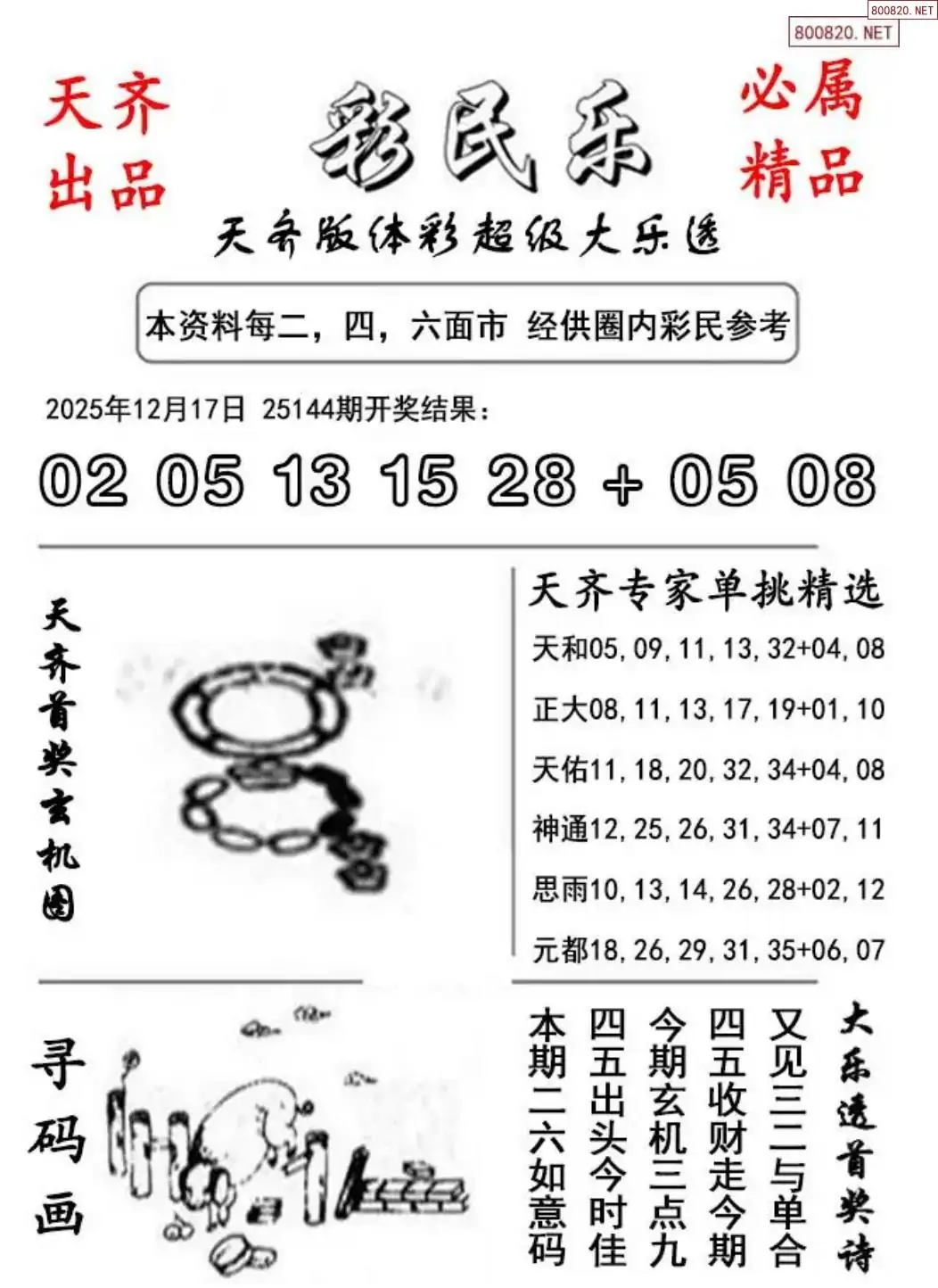 大乐透彩民乐图