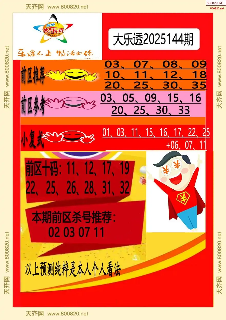 大乐透早报二版