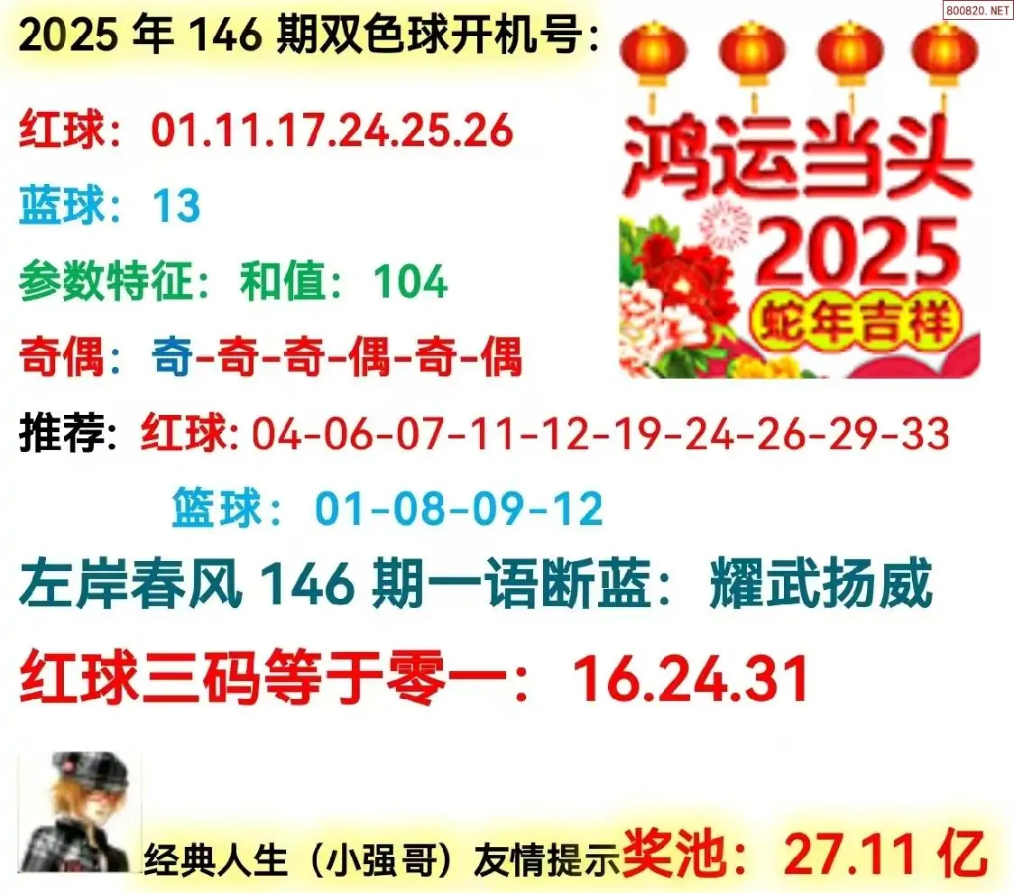 双色球开机号分析