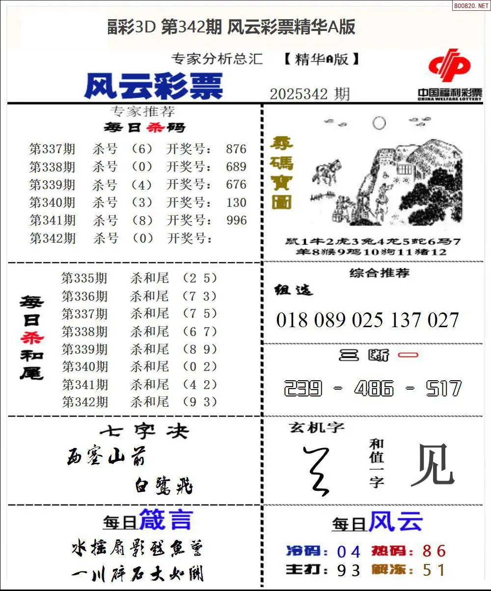 风云彩票精华A