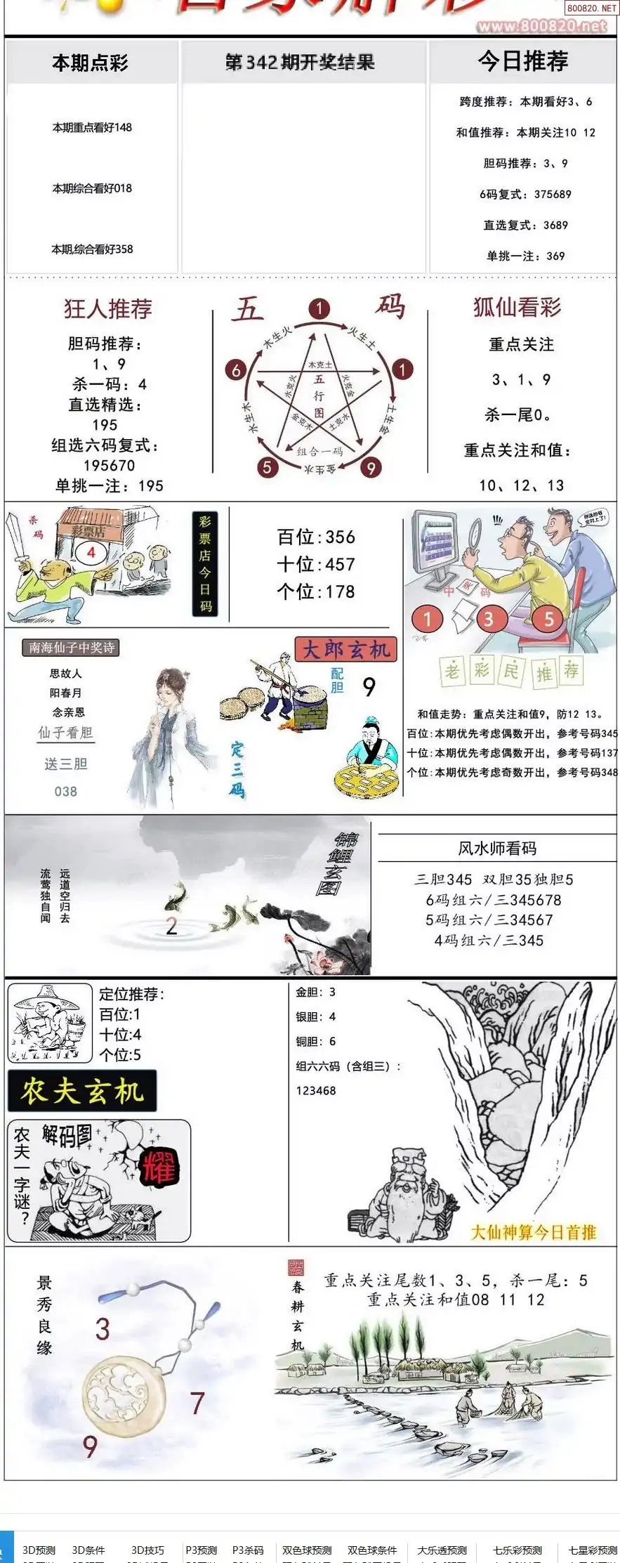 排列三名家解彩