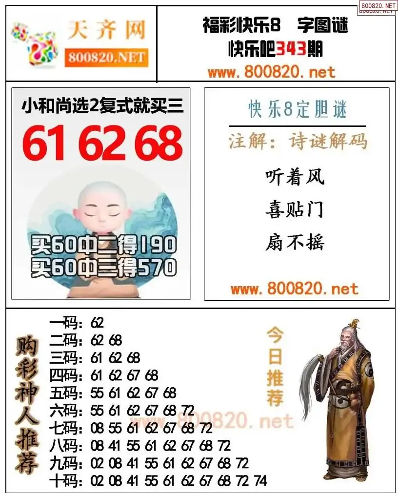 购彩神人推号图