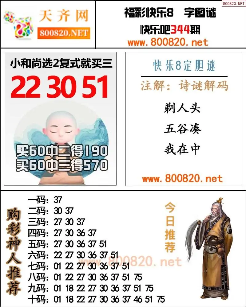 购彩神人推号图