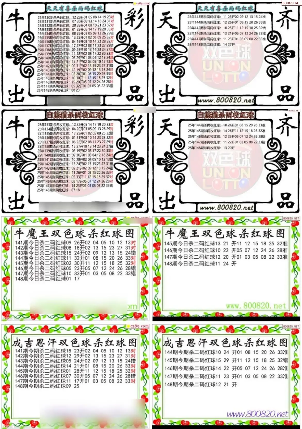 双色球专家杀红