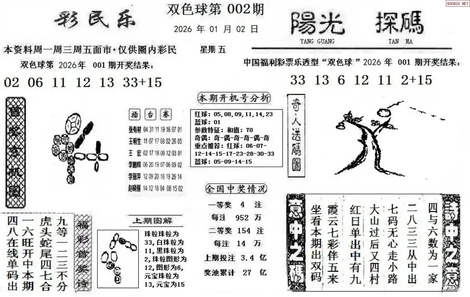 彩民乐+阳光探码图文版