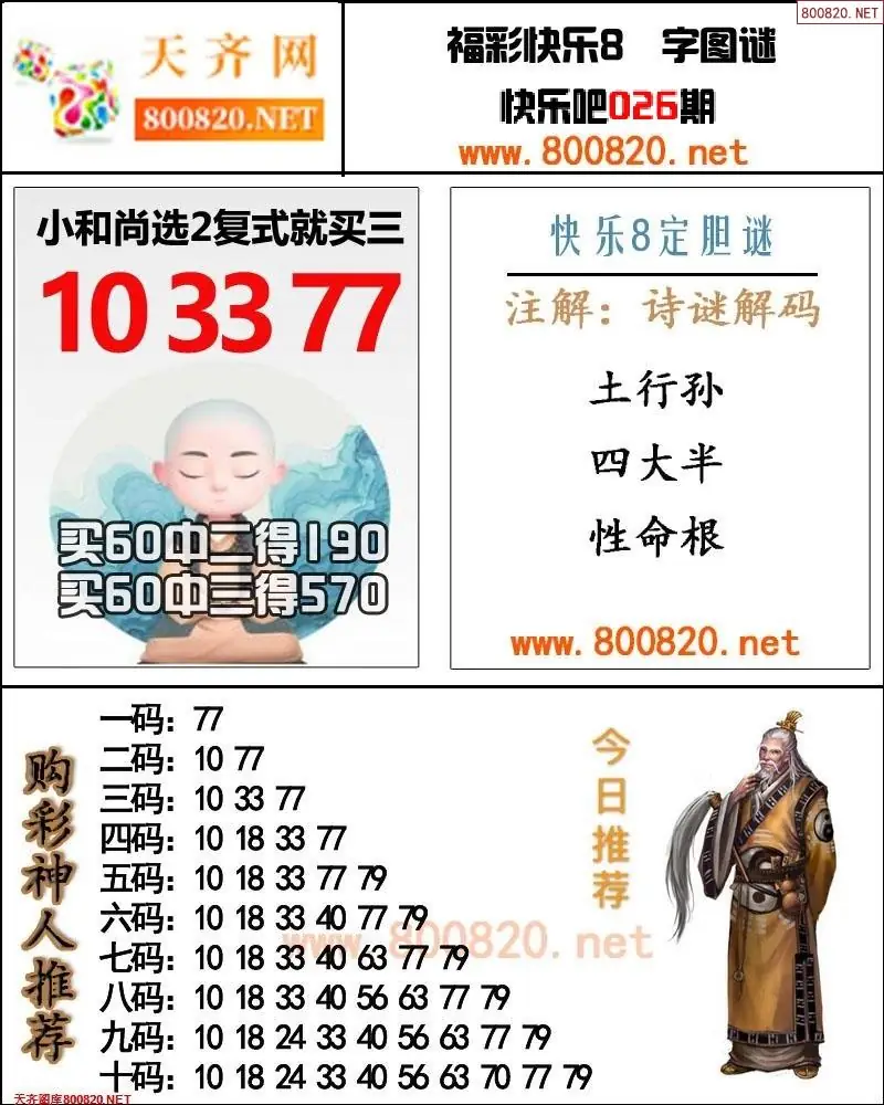 购彩神人推号图