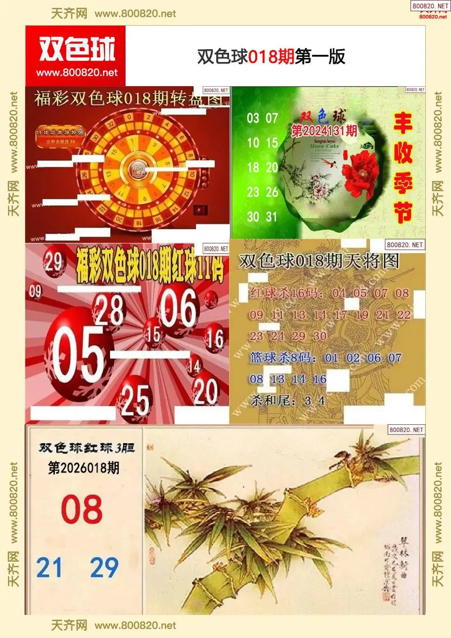 双色球字图谜一版