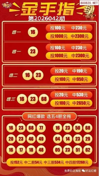 金手指选五四胆