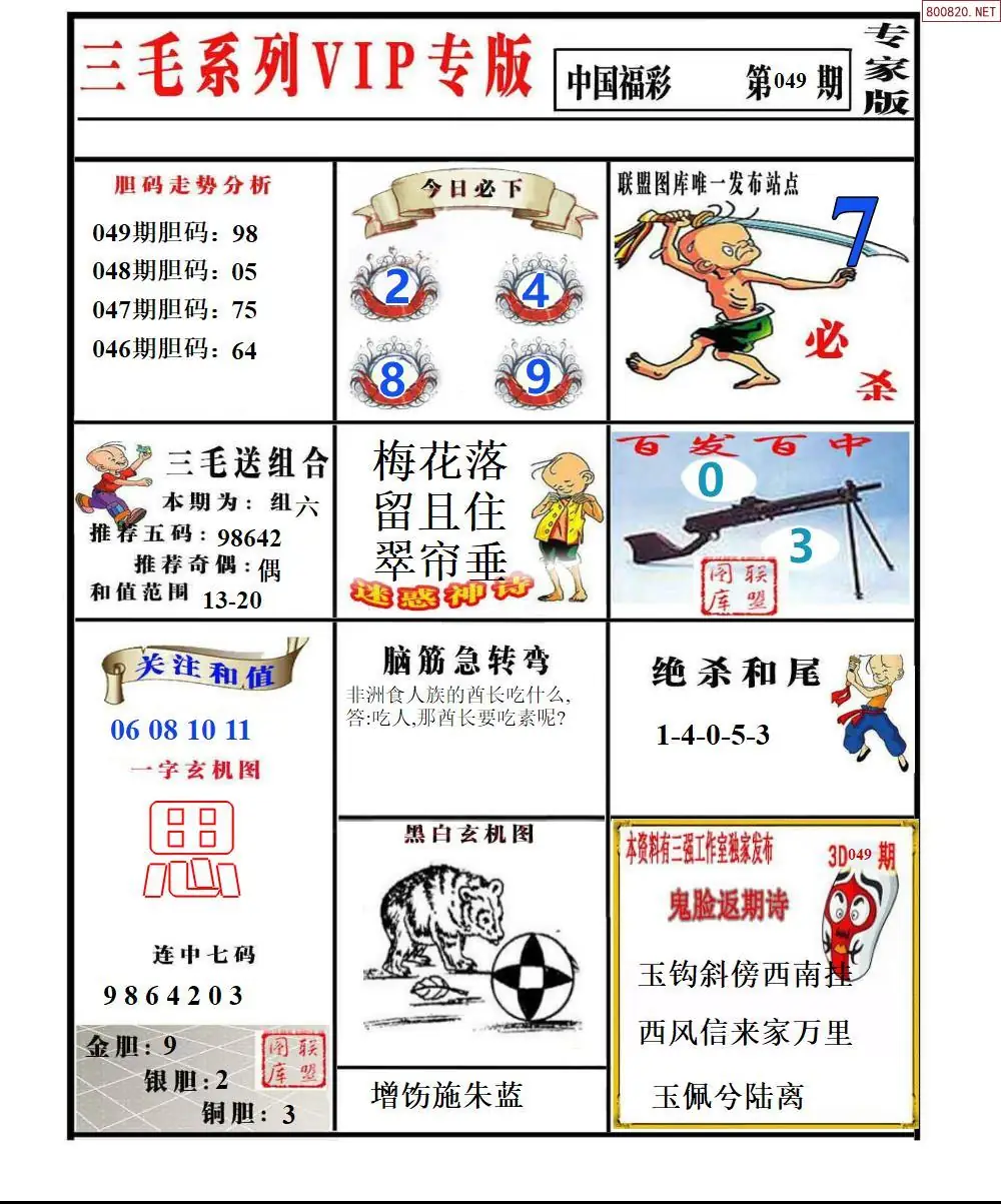 三毛系列VIP专版