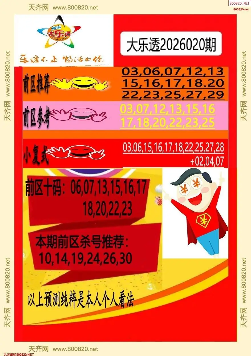 大乐透早报二版