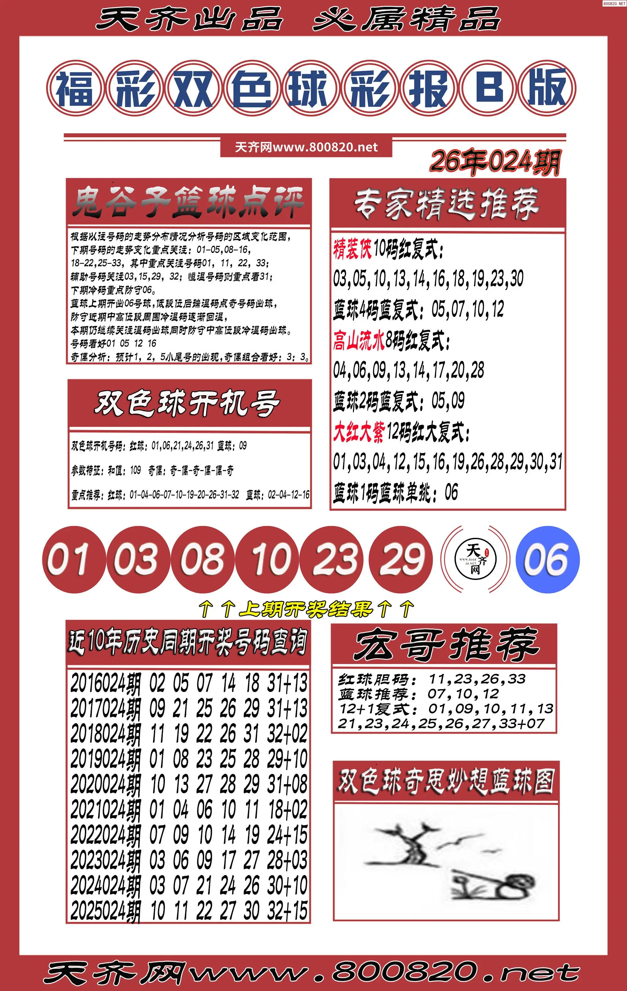 双色球彩报B版
