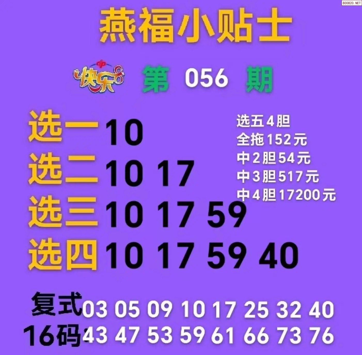 燕福小贴士