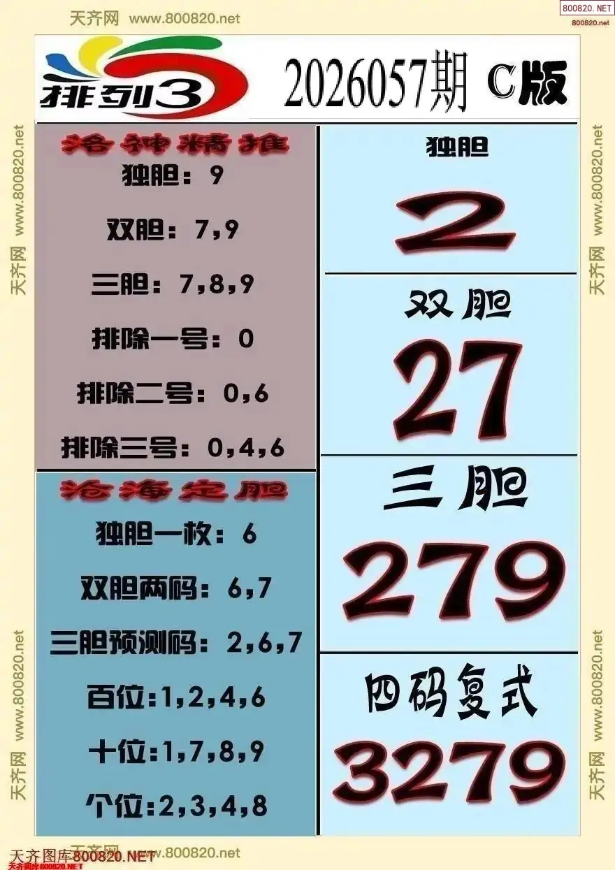 排三专家推荐C