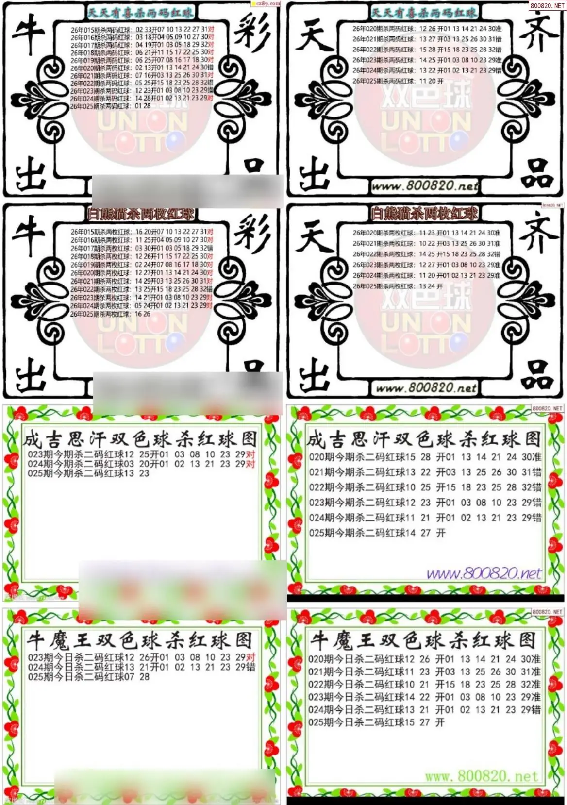 双色球专家杀红