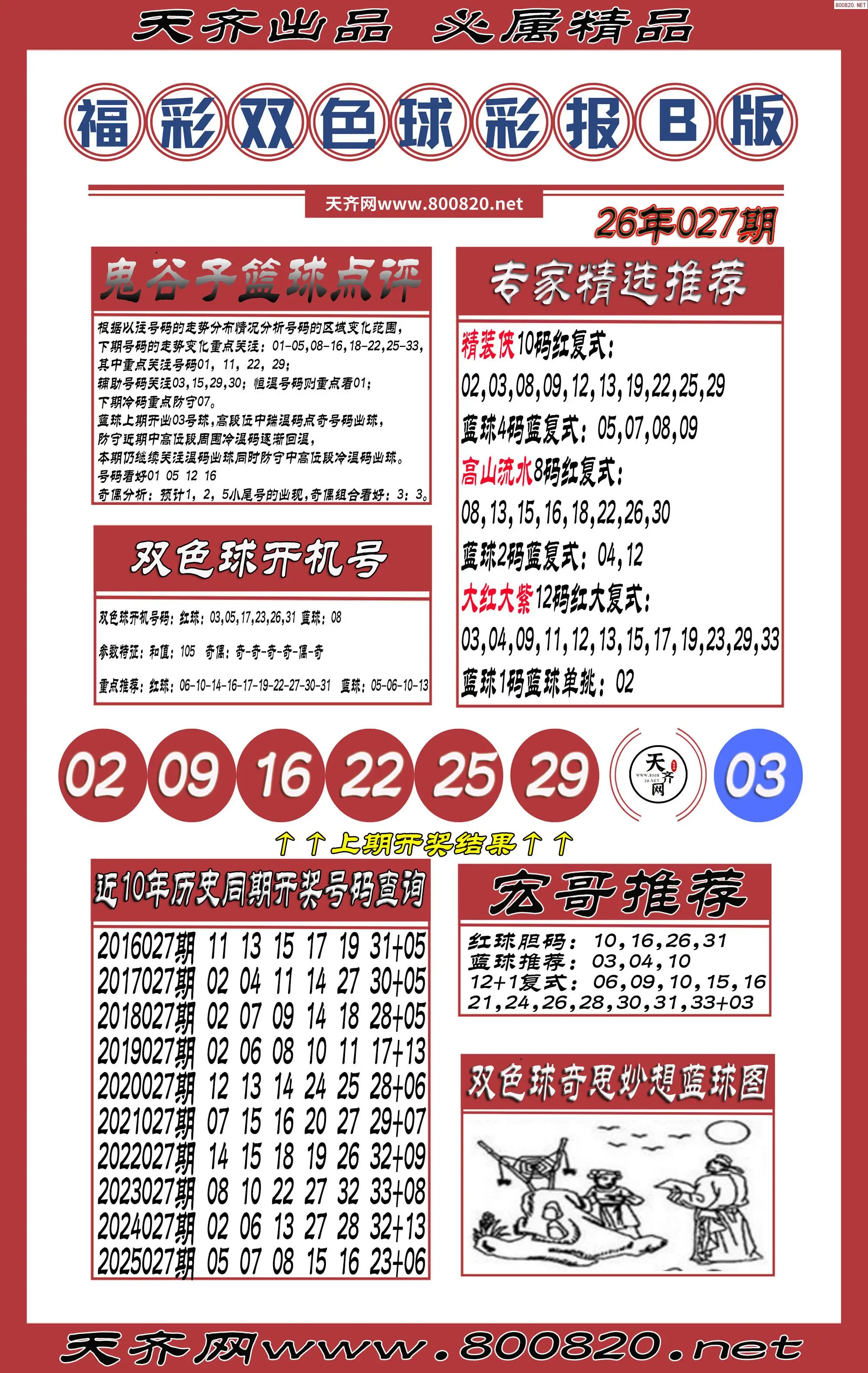 双色球彩报B版