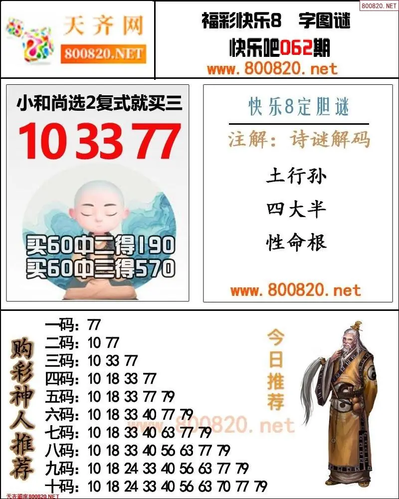 购彩神人推号图