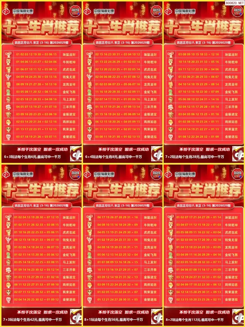 十二生肖推荐图