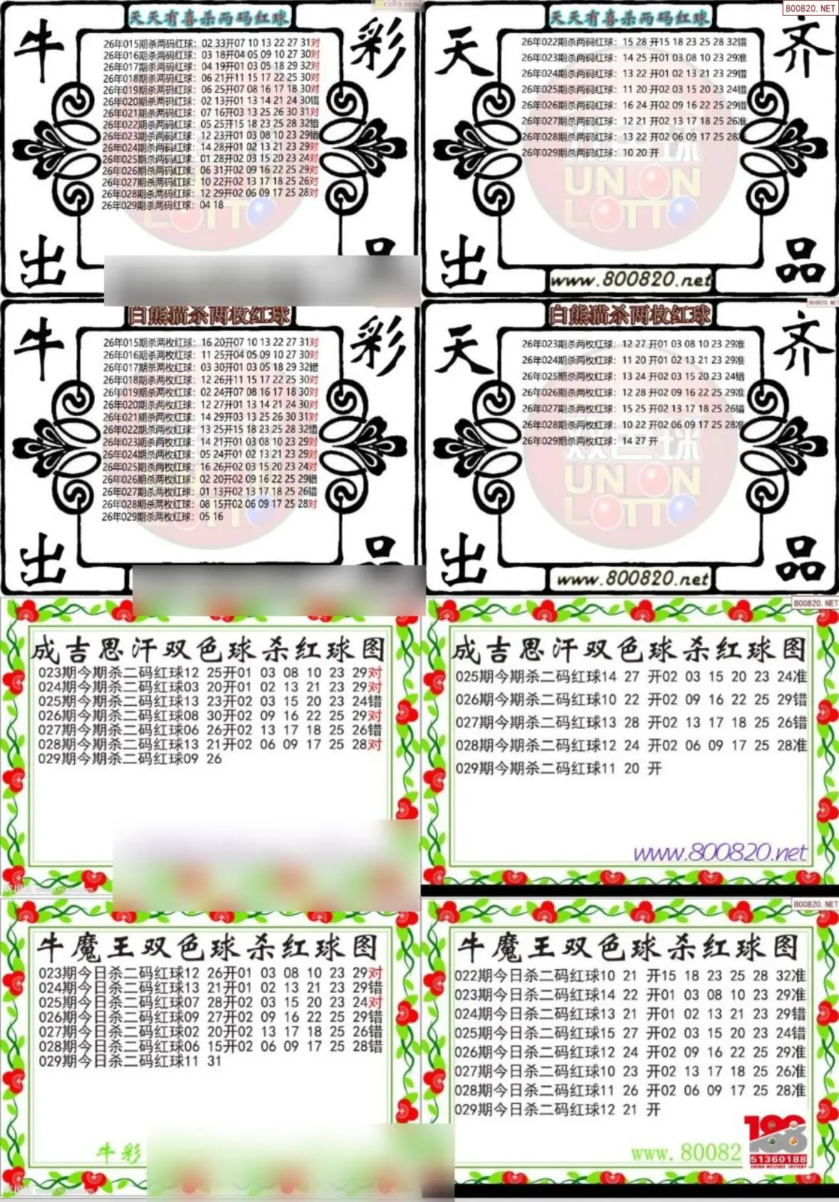 双色球专家杀红