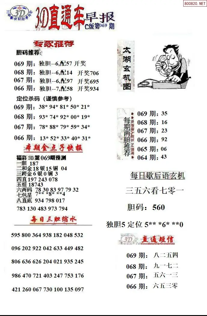 3D直通车3