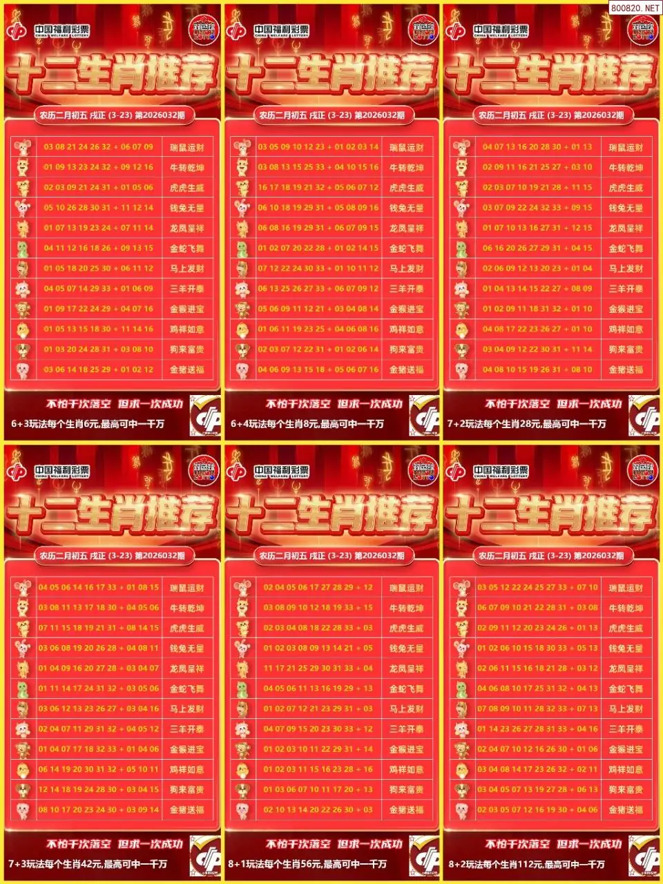 十二生肖推荐图