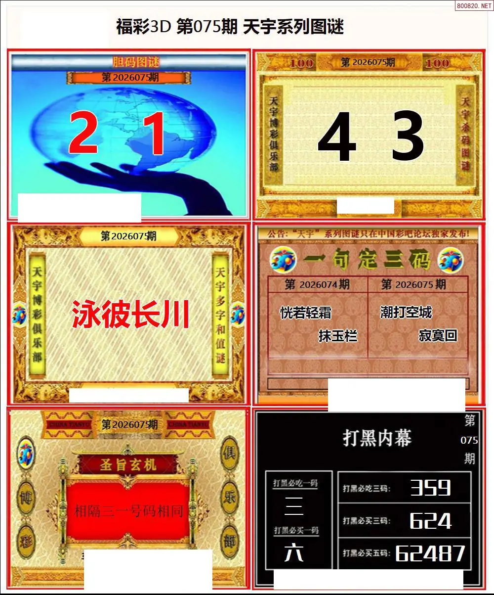 天宇全图打印版