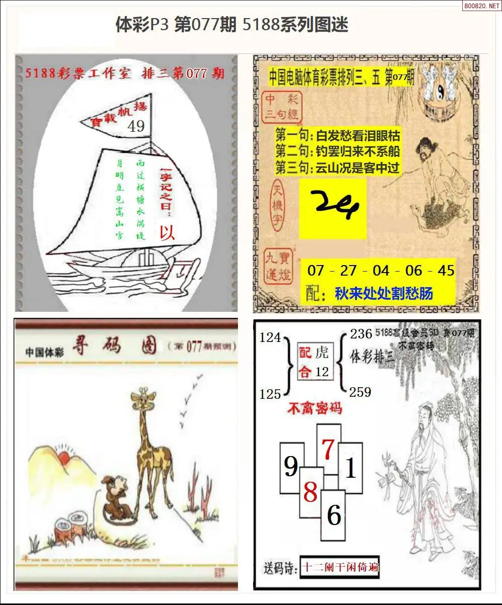 5188系列P3图迷