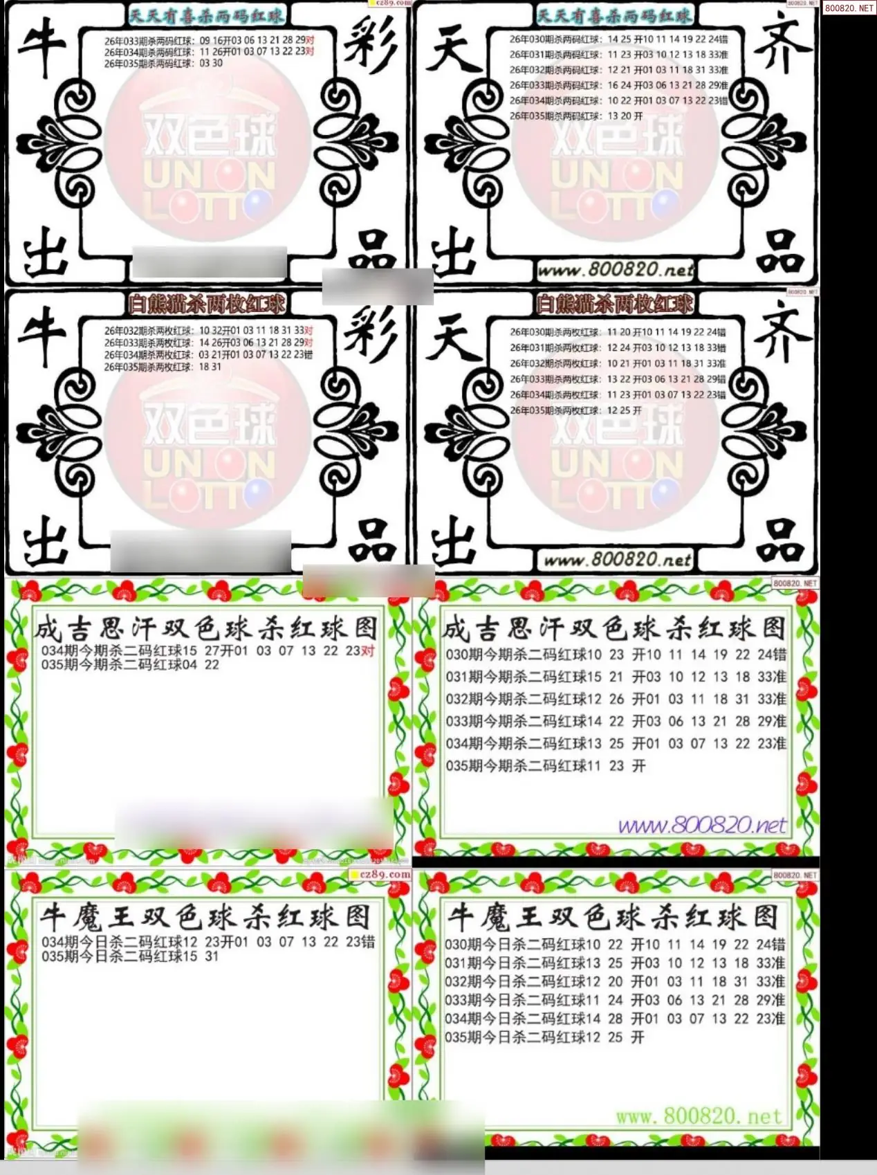 双色球专家杀红