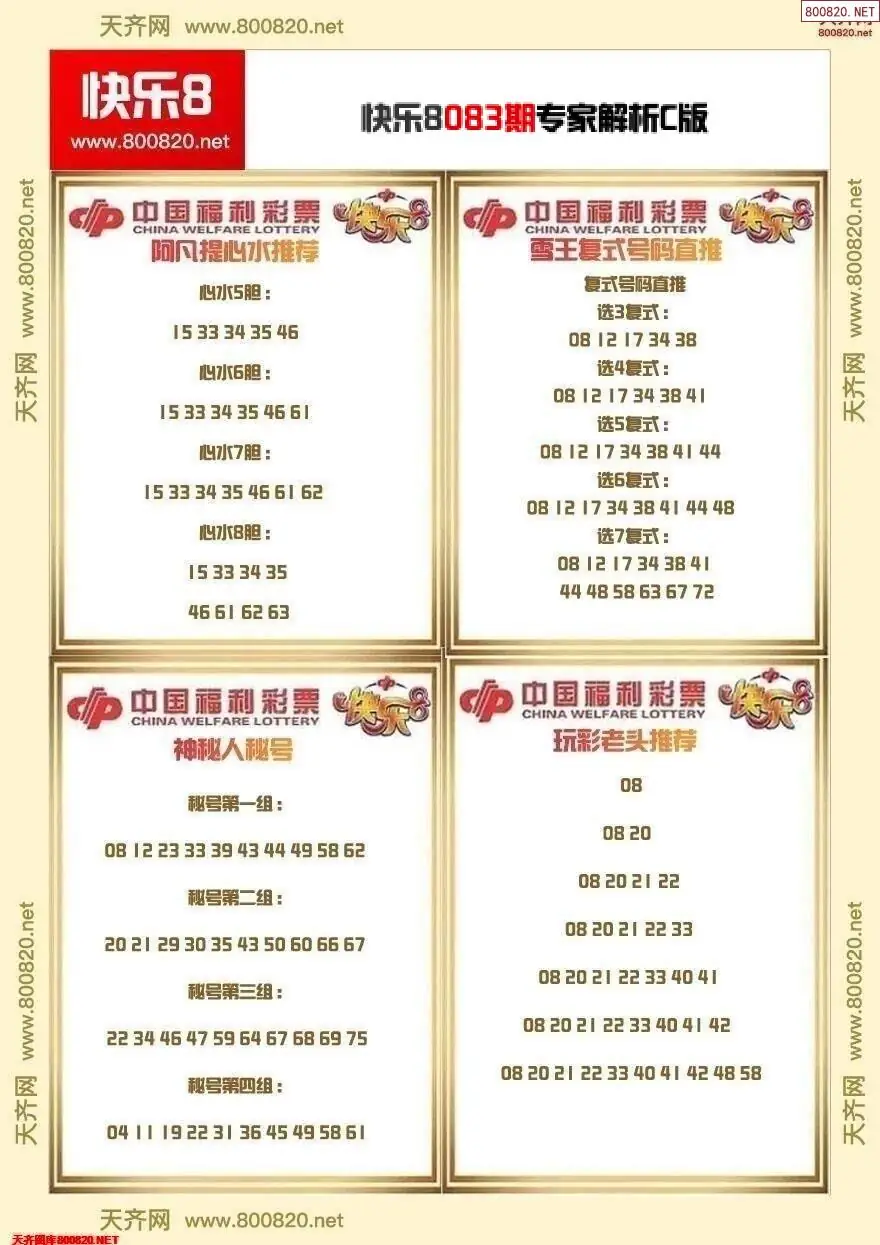 快乐8专家解析C版