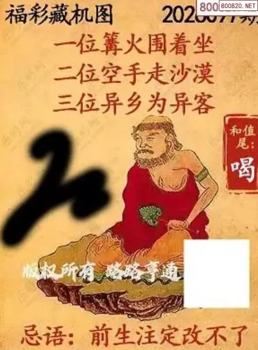 乐彩3D藏机图