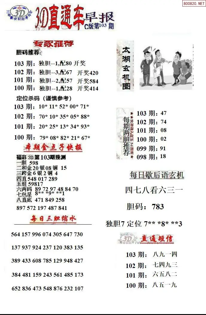 3D直通车3
