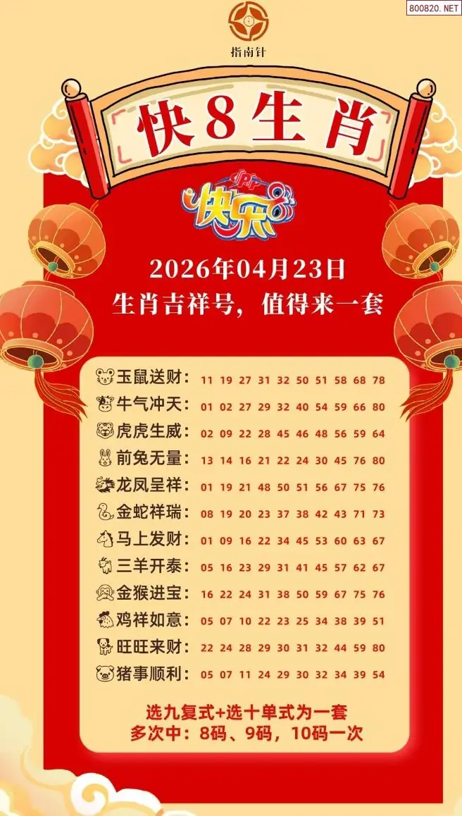 快乐8生肖幸运码