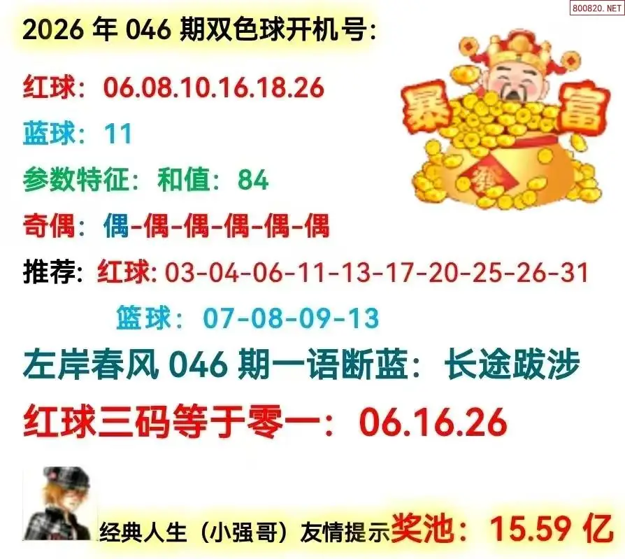 双色球开机号分析