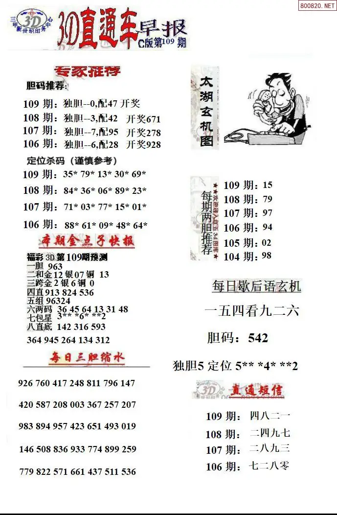 3D直通车3
