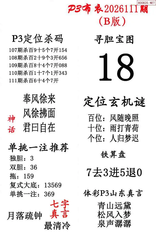 p3牛彩布衣B版