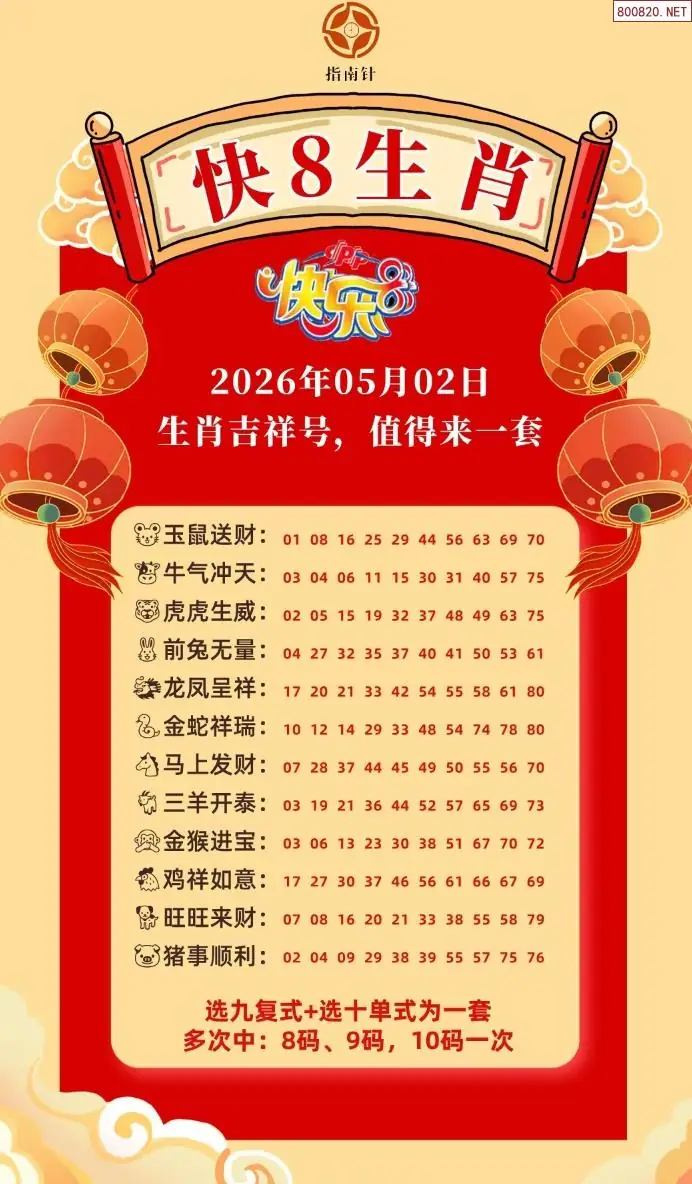 快乐8生肖幸运码