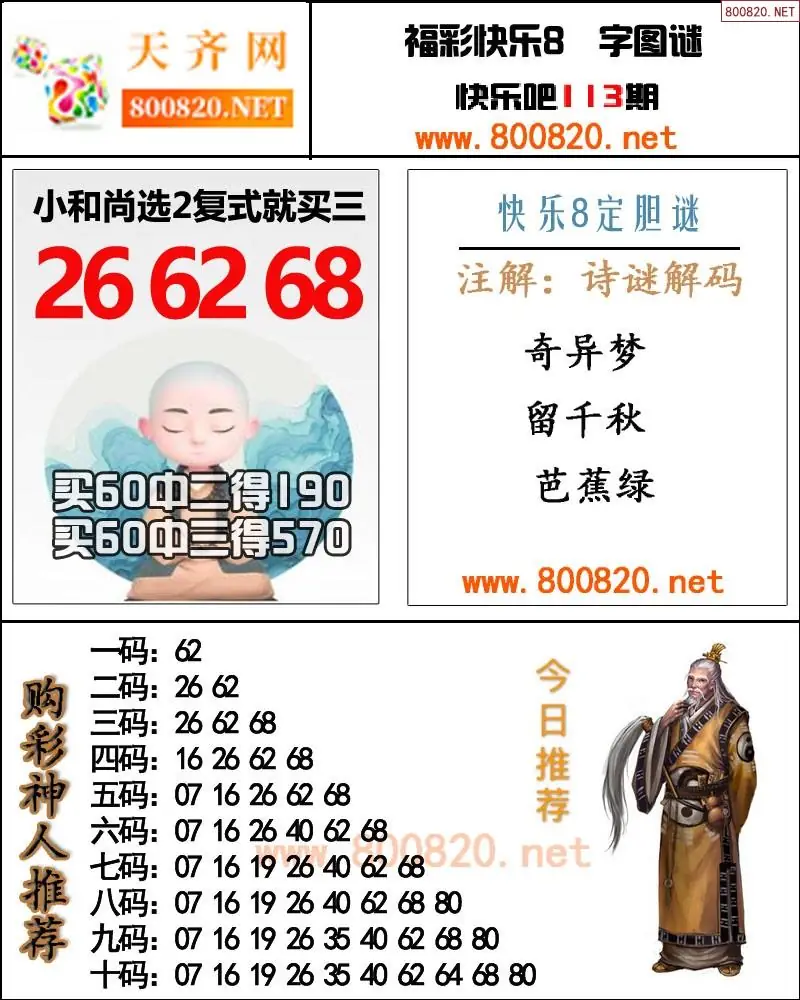 购彩神人推号图