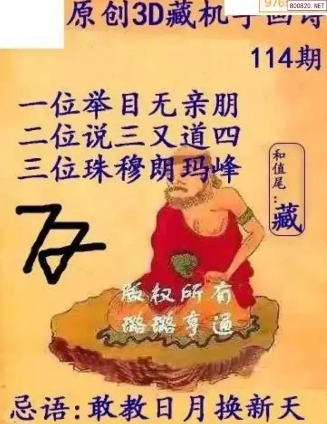 牛彩3D藏机图