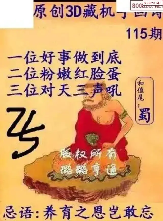 牛彩3D藏机图