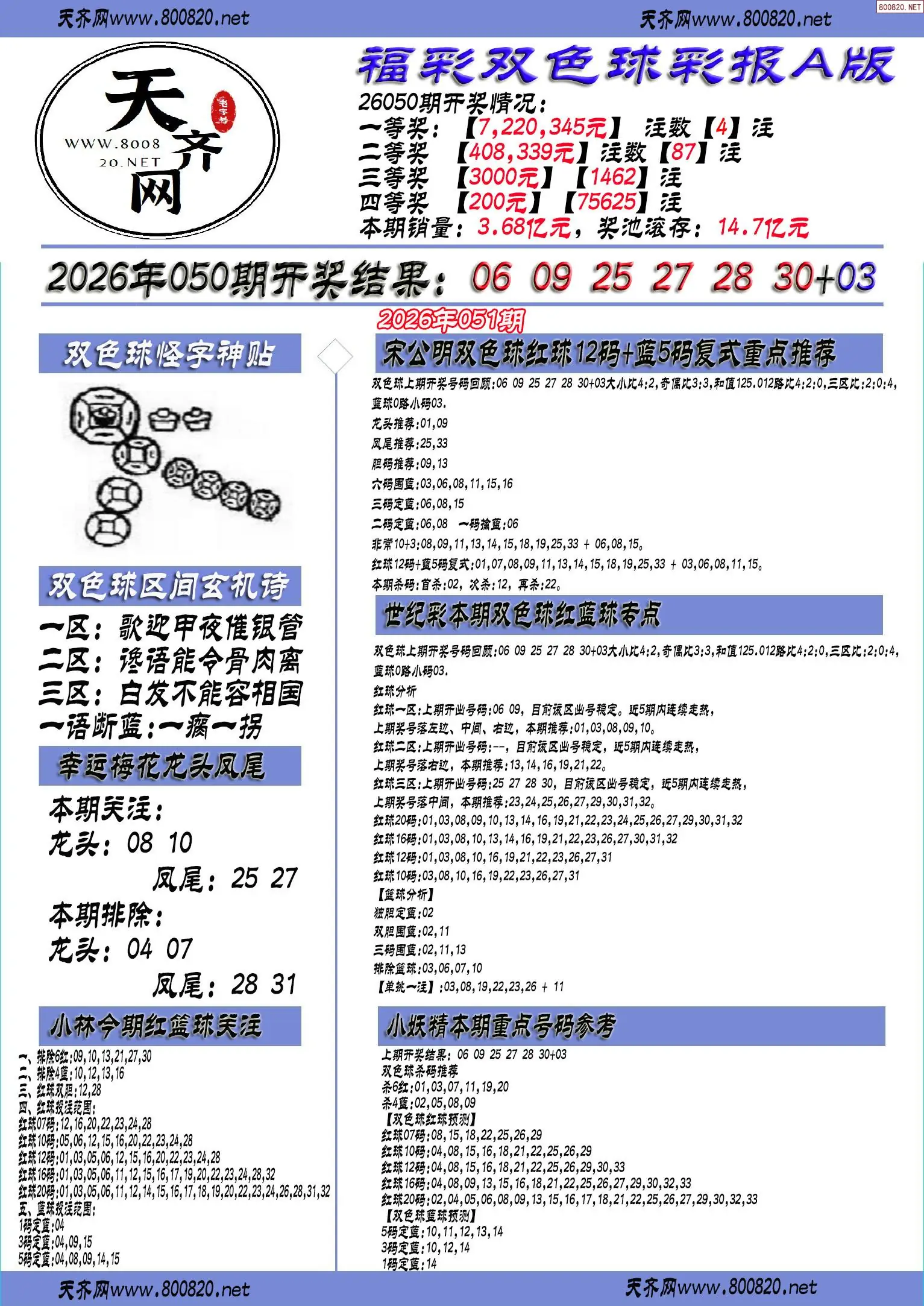 双色球彩报A版