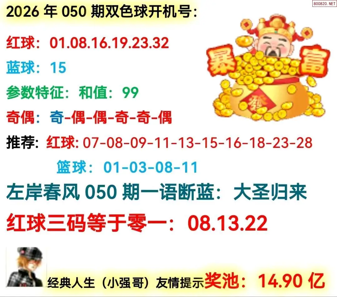双色球开机号分析