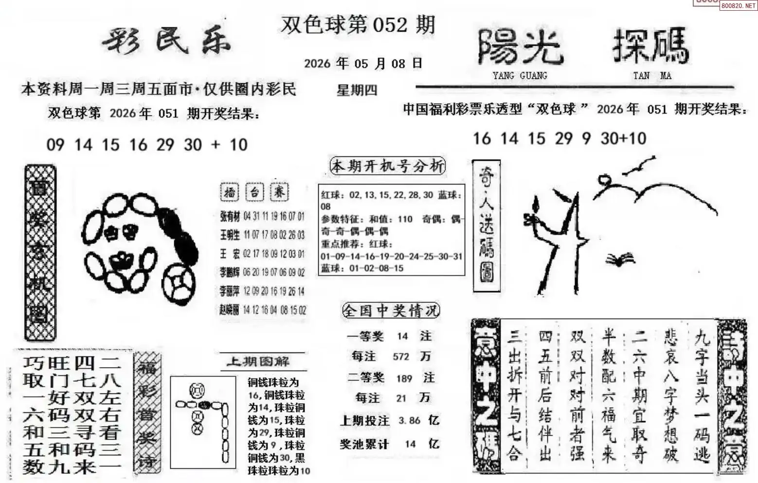 彩民乐+阳光探码图文版