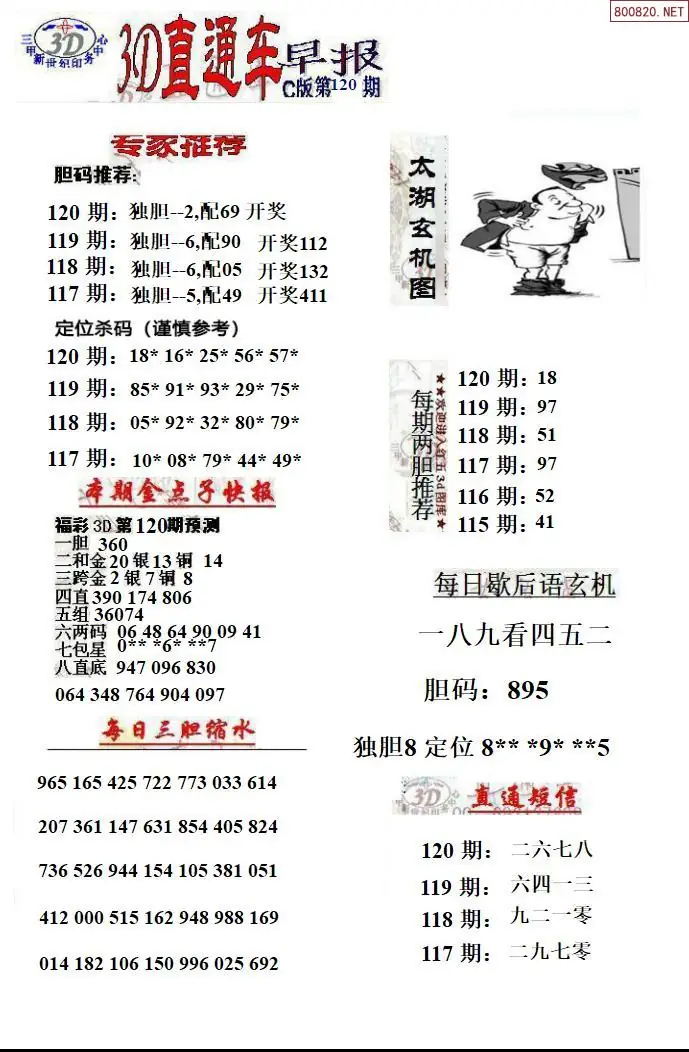 3D直通车3