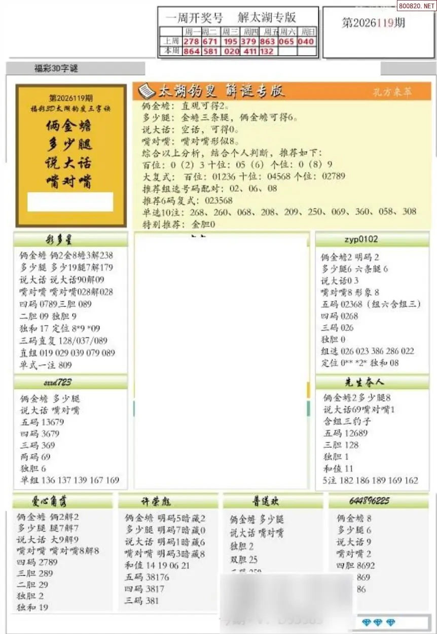 乐彩解太湖