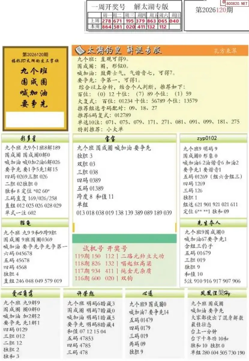 乐彩解太湖