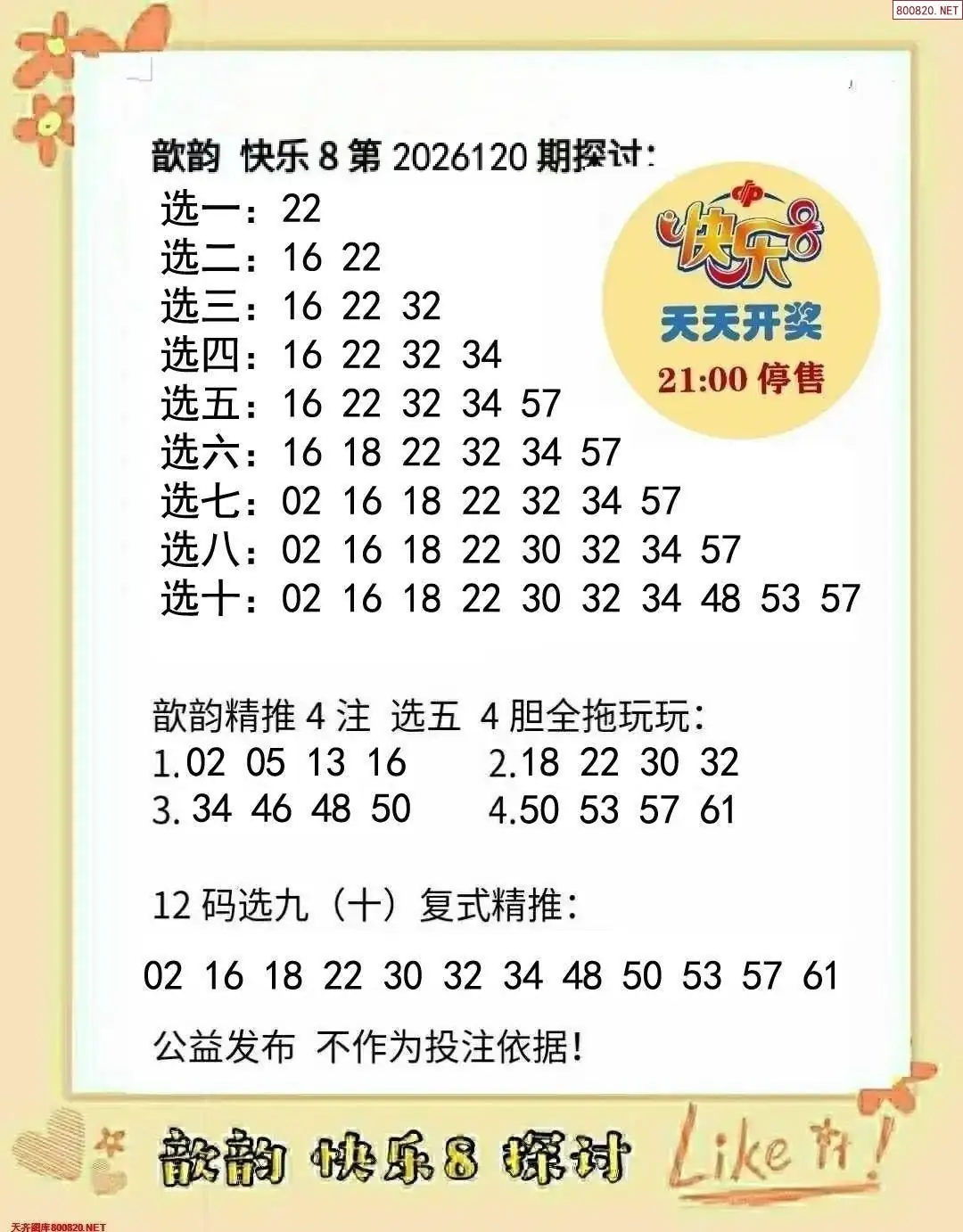 歆韵看彩